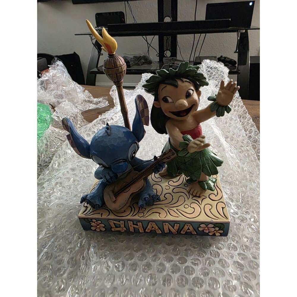 Jim Shore Disney Traditions Lilo And Stitch Ohana Means Family Figurine 4027136